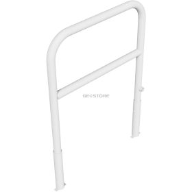   Access barriers removable and revolving with triangular locking mechanism with quarter-bend bar