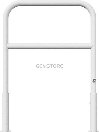Access barriers removable and revolving with triangular locking mechanism with quarter-bend bar