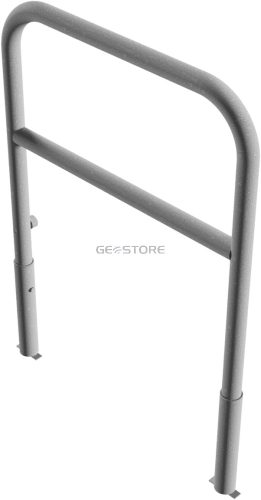 Access barriers removable and revolving with triangular locking mechanism with quarter-bend bar