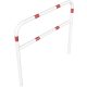 Hoop of steel tube Ø 60 x 2,5 mm with cross bar for casting in concrete