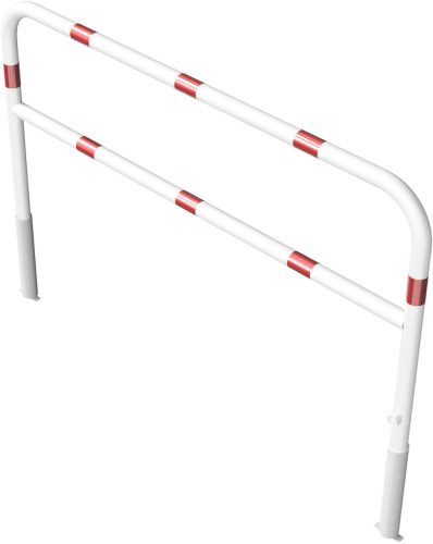 Access barriers removable and revolving with triangular locking mechanism with quarter-bend bar