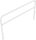 Access barriers removable and revolving with triangular locking mechanism with quarter-bend bar