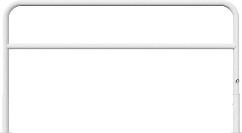 Access barriers removable and revolving with triangular locking mechanism with quarter-bend bar