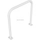 Hoop of steel tube Ø 60 x 2,5 mm without cross bar to be fixed by plugs