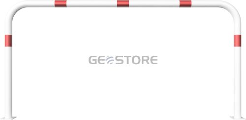 Hoop of steel tube Ø 60 x 2,5 mm without cross bar to be fixed by plugs