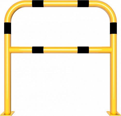 Hajlított korlát - talp - keresztrúd - Ø60 mm acélcsőből