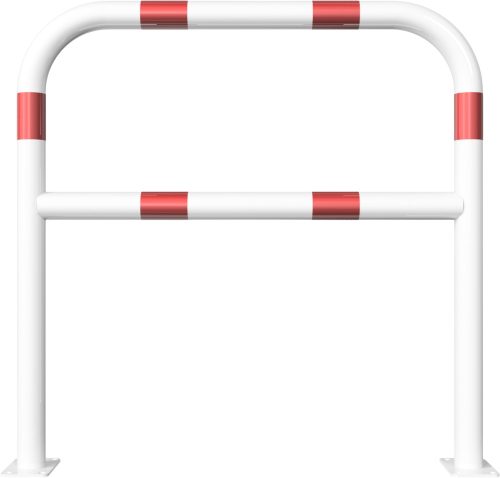 Hoop of steel tube Ø 60 x 2,5 mm with cross bar to be fixed by plugs