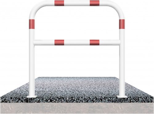 Hoop of steel tube Ø 60 x 2,5 mm with cross bar to be fixed by plugs