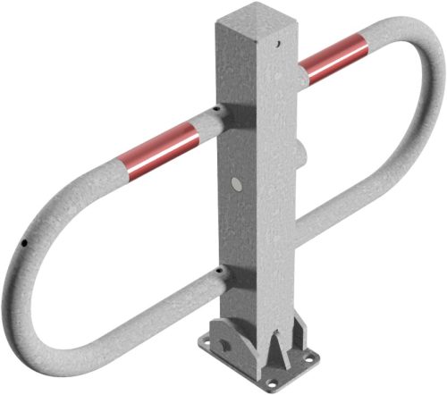 Lehajtható parkolásgátló sorompó