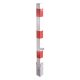 Barrier posts Steel tube 70 x 70 mm foldable, with triangular locking mechanism with lifting and tilting mechanism