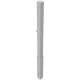 Barrier posts Steel tube 70 x 70 mm removable, with Euro profile cylinder lock