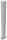Barrier posts Steel tube 70 x 70 mm stationary, to be fixed by plugs with base plate, hot-dip galvanized / coated white