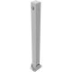Barrier posts Steel tube 70 x 70 mm foldable, with triangular locking mechanism