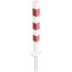 Barrier posts Steel tube 70 x 70 mm foldable, with triangular locking mechanism