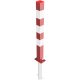 Barrier posts Steel tube 70 x 70 mm foldable, with 8 mm triangular lock
