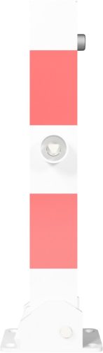 Korlátoszlop lehajtható 70x70 mm - 500 mm - háromszög zárral