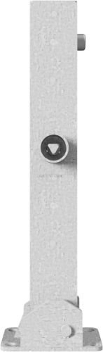 Korlátoszlop lehajtható 70x70 mm - 500 mm - háromszög zárral