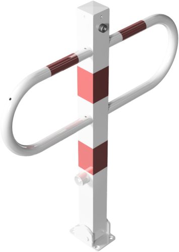 Lehajtható átjárás és parkolásgátló sorompó