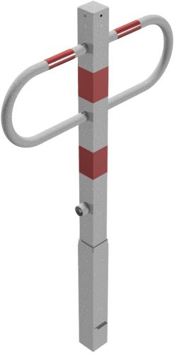 Kivehető átjárás és parkolásgátló sorompó