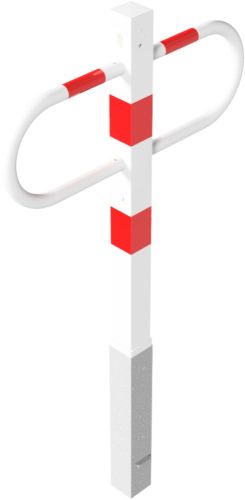 Kivehető átjárás és parkolásgátló sorompó