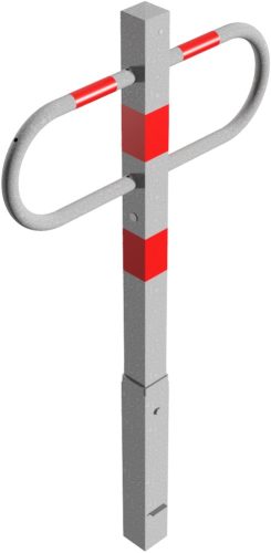 Kivehető átjárás és parkolásgátló sorompó