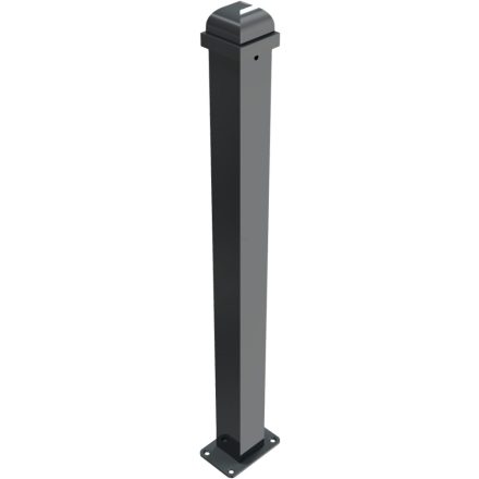 Díszes poller - TÍPUS 4730 - 70 x  70 mm - talplemezzel