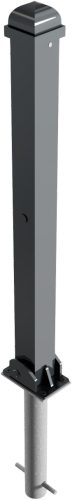 Ornamental bollard steel tube 70 x 70 mm series 473B