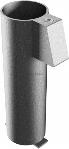 Tartóhüvely rögzítő szerkezettel oszlopokhoz 