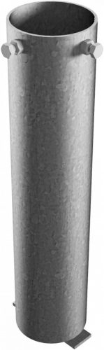 Ground socket with two bolt holes for Ø 48, Ø 60, Ø 76 mm tube posts