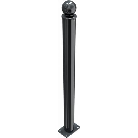 Díszes poller - TÍPUS 474 - Ø 76 mm - talplemezzel