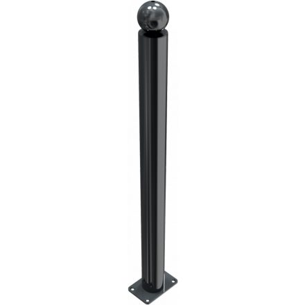 Díszes poller - TÍPUS 475 - Ø 76 mm - talplemezzel