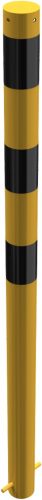 Korlátoszlop Ø76 x 2,6 mm sárga / fekete