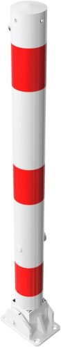 Barrier posts Steel tube Ø 76 x 2,6 mm foldable, with triangular locking mechanism