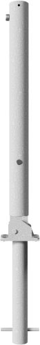 Barrier posts Steel tube Ø 76 x 2,6 mm foldable, with triangular locking mechanism