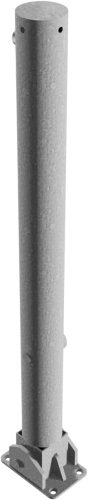 Barrier posts Steel tube Ø 76 x 2,6 mm foldable, with triangular locking mechanism