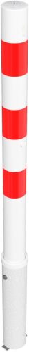 Barrier posts Steel tube Ø 76 x 2,6 mm removable, with Euro profile cylinder lock