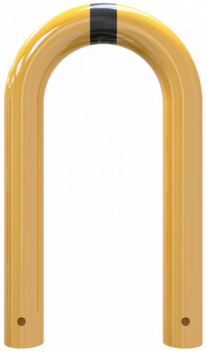 Ütközésvédő korlát - Ø76 mm acélcsőből