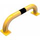 Anti-nudge hoop steel tube Ø 76 mm yellow / black