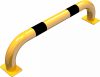 Anti-nudge hoop steel tube Ø 76 mm yellow / black