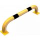Anti-nudge hoop steel tube Ø 76 mm yellow / black