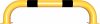 Anti-nudge hoop steel tube Ø 76 mm yellow / black
