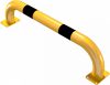 Anti-nudge hoop steel tube Ø 76 mm yellow / black