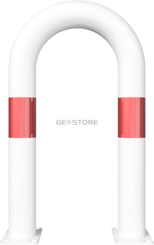 Universal hoop of steel tube Ø 76 x 2,6 mm to be fixed by plugs