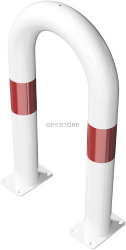 Universal hoop of steel tube Ø 76 x 2,6 mm to be fixed by plugs