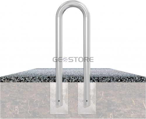 Universal hoop of steel tube Ø 76 x 2,6 mm for casting in concrete