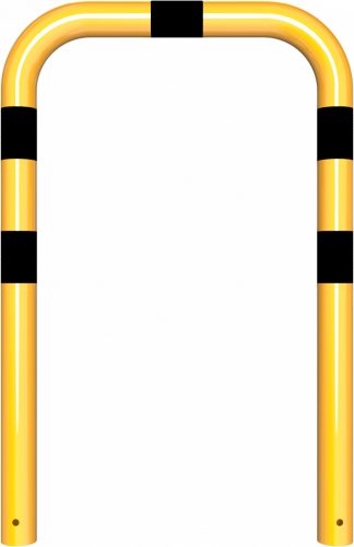 Ütközésvédő korlát - Ø76 mm acélcsőből