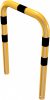 Anti-nudge hoop steel tube Ø 76 mm yellow / black