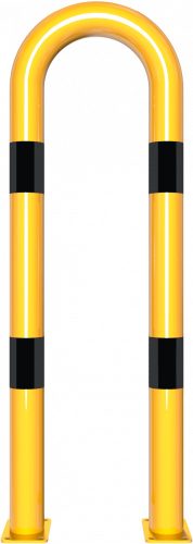  Anti-nudge hoop steel tube Ø 76 mm yellow / black