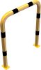 Anti-nudge hoop steel tube Ø 76 mm yellow / black
