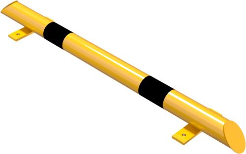 Anti-nudge bar round steel tube Ø 76 mm to be fixed by plugs